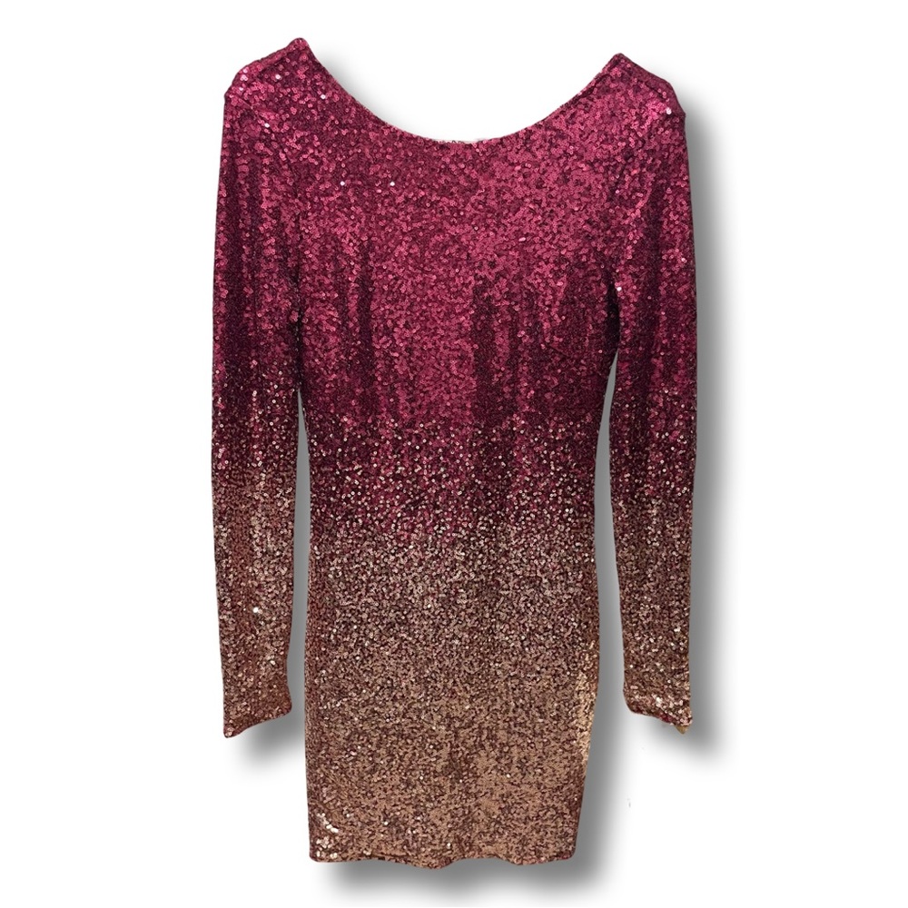 Fashion Nova sequin ombré dress